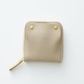 【洛景工房】ウォレットキーケース「SMART MOVE!」＜雲母の京唐紙（グレージュ）＞