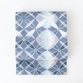 【たゆたふ】六花オリジナル京袋帯　WA・KKA（七宝重ねグレー）