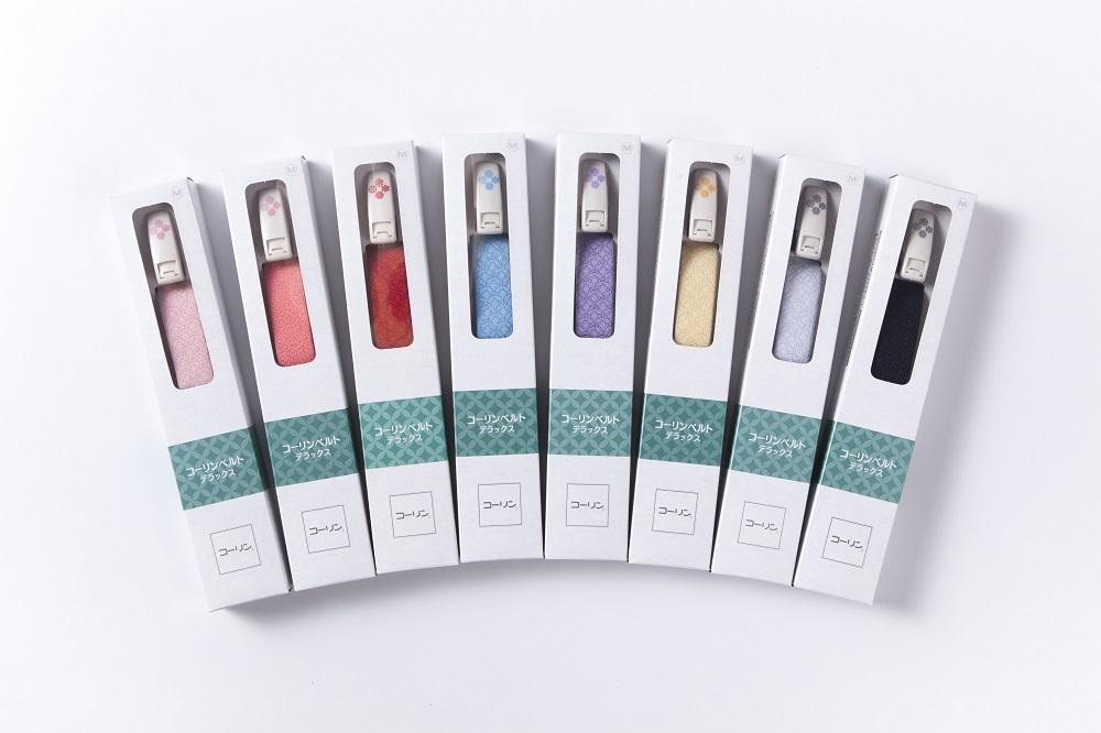 【コーリン】コーリンベルトデラックス・こしひもセット（Lサイズ）（ベルト：ローズ）