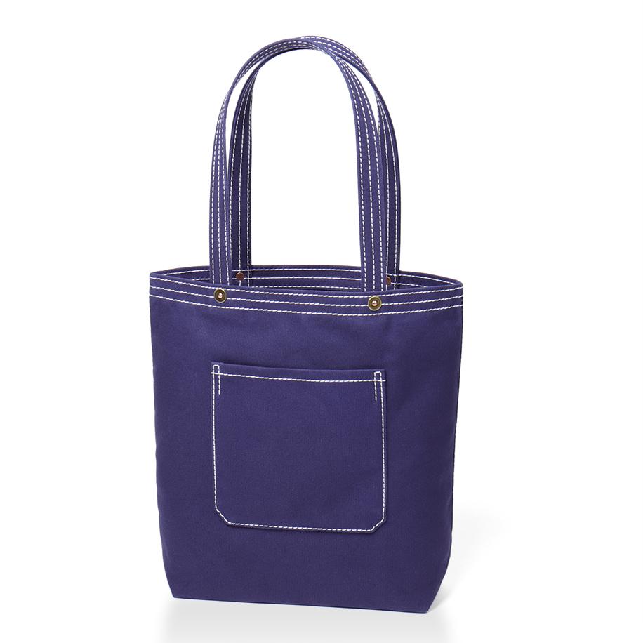 【一澤信三郎帆布】綿帆布製手さげかばん No.117 紺｜京都 東山 帆布かばん 人気ブランド[ 縦型手さげかばん 一つひとつ手作り シンプル 丈夫で長持ち 人気 おすすめ かばん 鞄 ギフト プレゼント お取り寄せ 通販 送料無料 ふるさと納税 ]