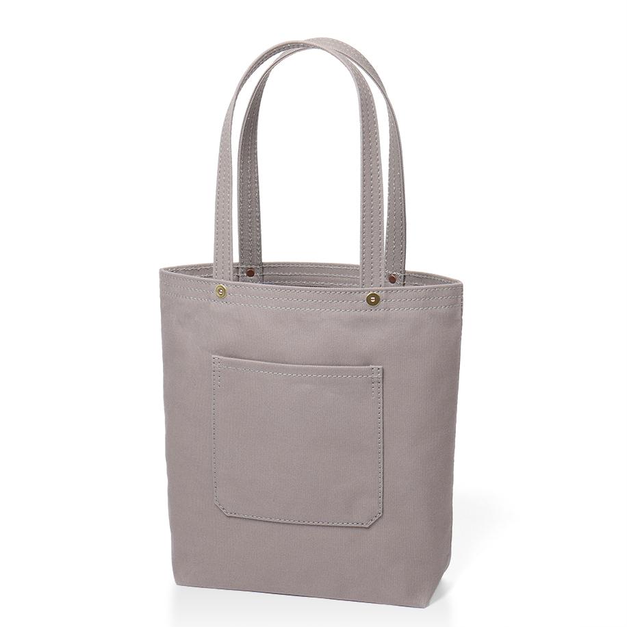 【一澤信三郎帆布】綿帆布製手さげかばん No.117 グレー｜京都 東山 帆布かばん 人気ブランド[ 縦型手さげかばん 一つひとつ手作り シンプル 丈夫で長持ち 人気 おすすめ かばん 鞄 ギフト プレゼント お取り寄せ 通販 送料無料 ふるさと納税 ]