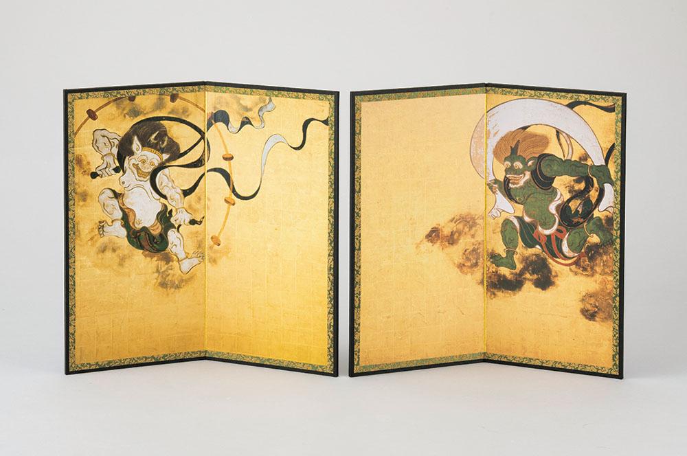 【千眞工藝】国宝 風神雷神屏風 二曲一双