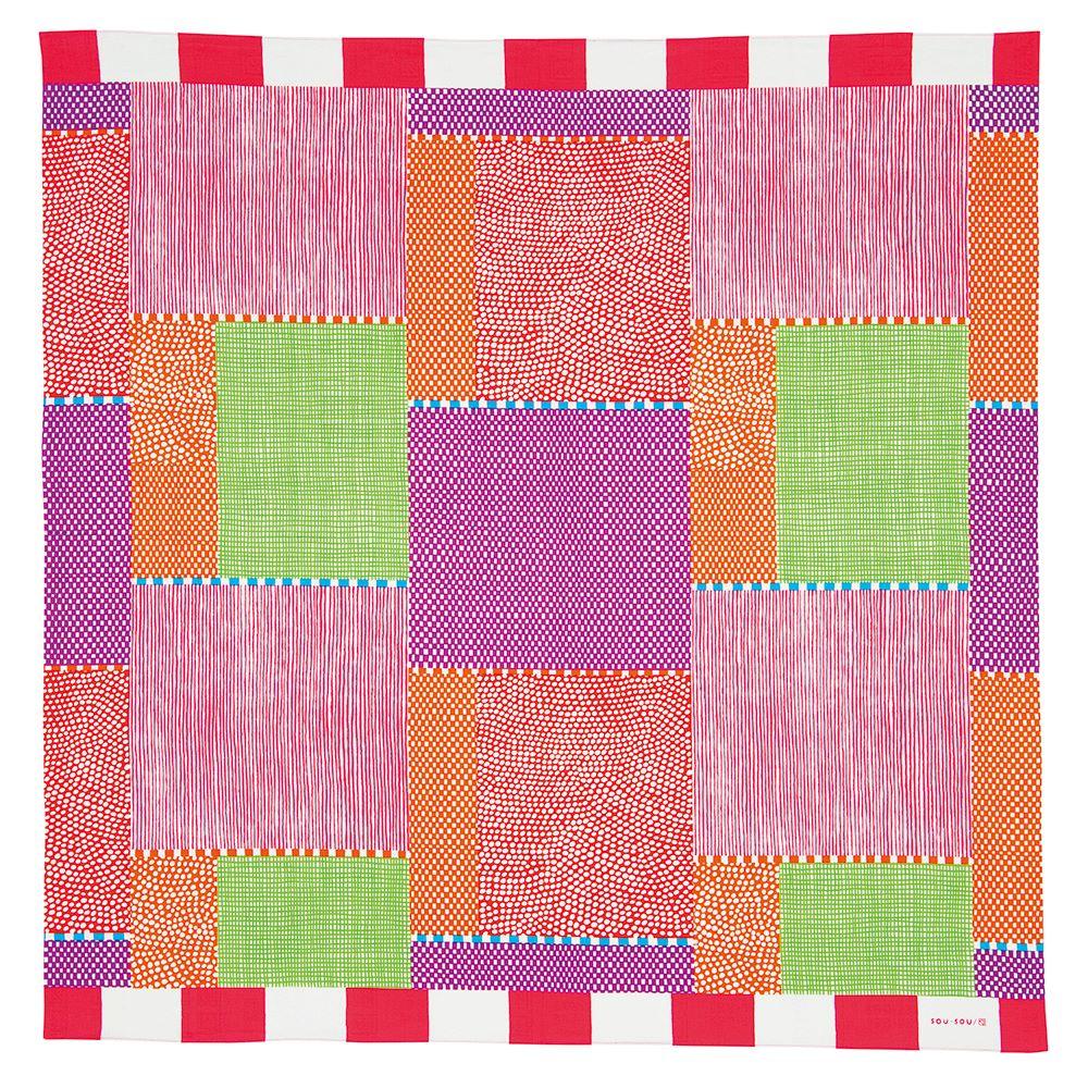 【荒川】 京都ならでは！SOU・SOU×荒川益次郎商店風呂敷 ★間がさね★