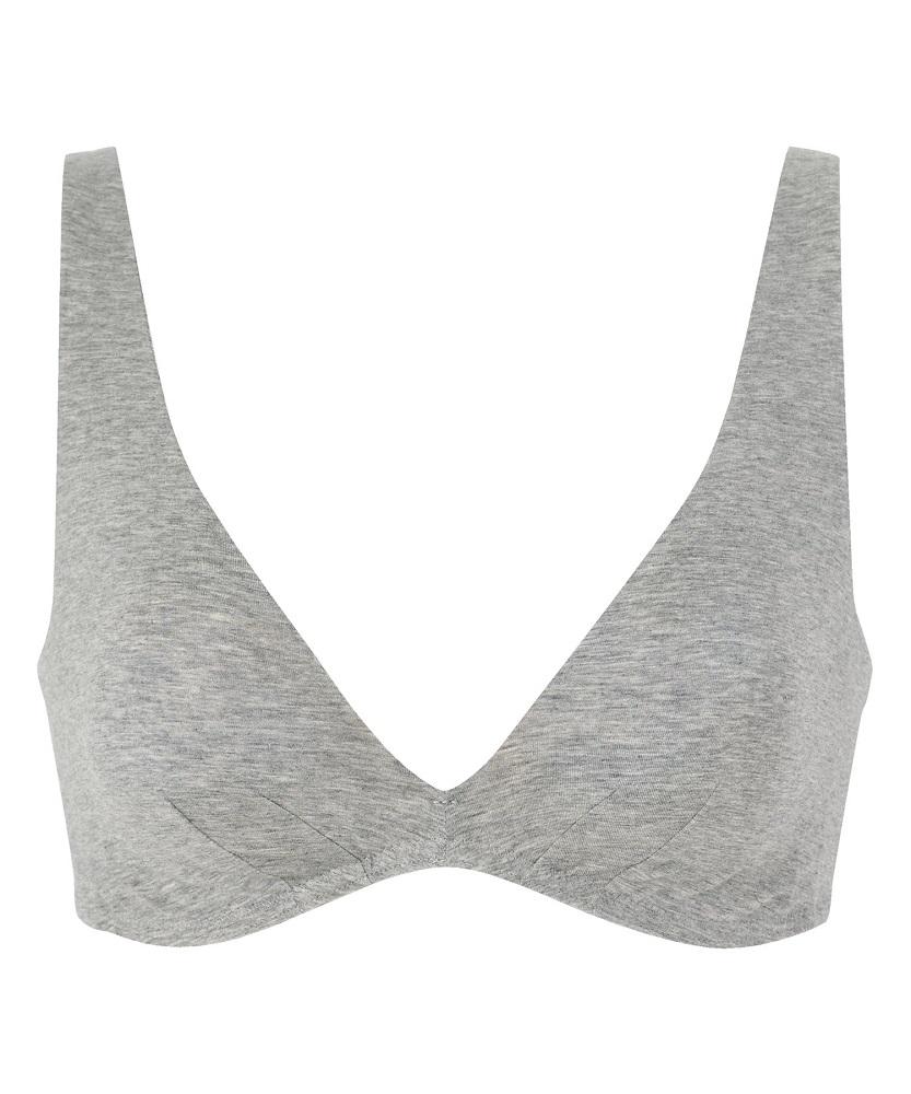 【ウンナナクール】364 コットン＜Mサイズ＞シルバーグレー1枚｜京都 ワコール インナーブランド ラクときれいを叶えるノンワイヤーブラジャー 人気［ 毎日つけたい ブラジャー 楽 きれい 人気 おすすめ 下着 レディース 肌着 ギフト プレゼント お取り寄せ 通販 送料無料 ふるさと納税 ］