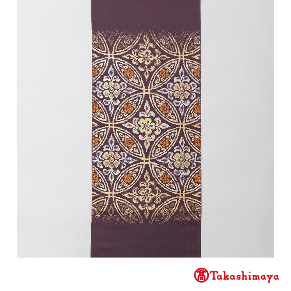 【龍村美術織物】龍村錦帯 袋帯 詩歌七宝文【高島屋選定品】