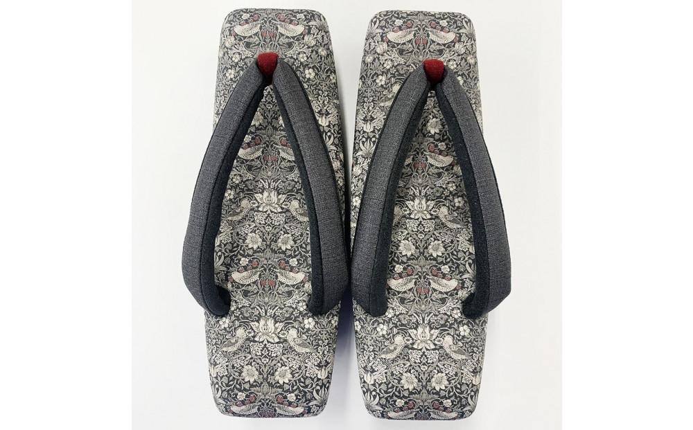 【京都丸紅】V&A草履（Lサイズ/ブラック）