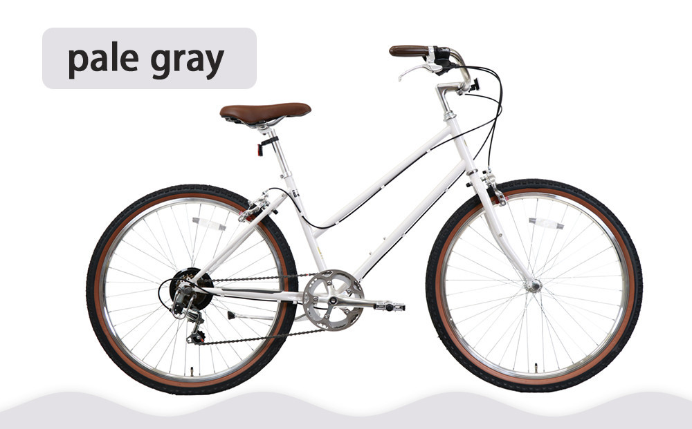 【エイリン】組立済み発送 シティサイクル 26型 TROVE Lit ＜pale gray＞｜京都 自転車専門店 人気 おしゃれ 自転車［ 完成車でお届け すぐ乗れる 26インチ ファミリー サイクル おしゃれ 人気 おすすめ 自転車 軽快 街乗り スポーツ アウトドア ギフト プレゼント 通販 送料無料 ふるさと納税 ］