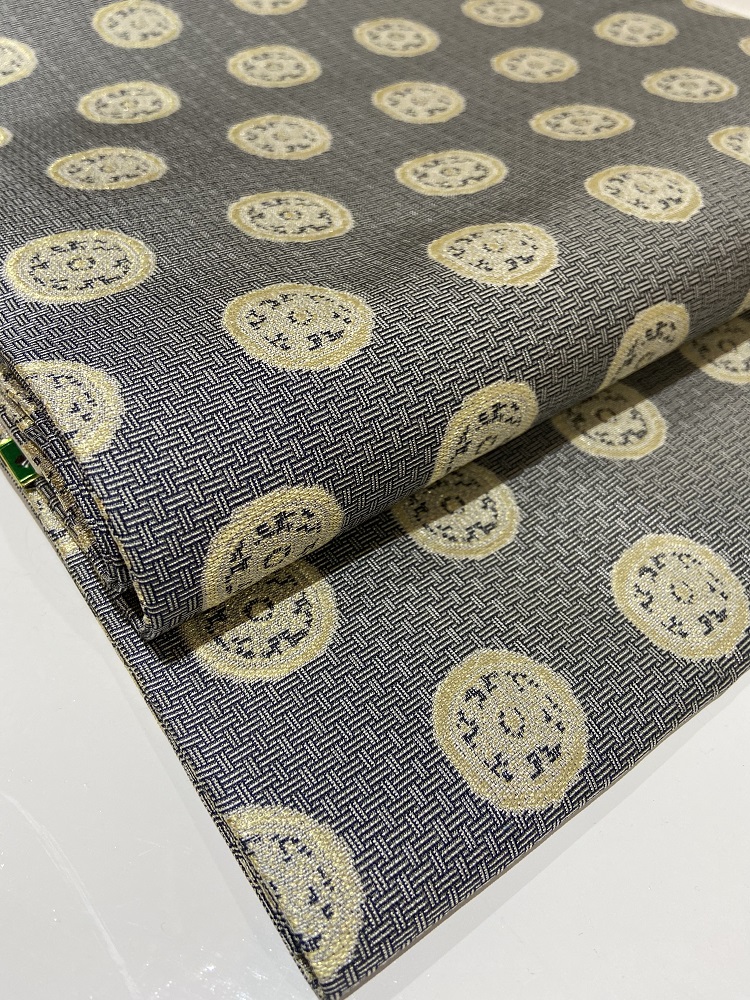 【龍村美術織物】光波帯（糸屋輪宝手）