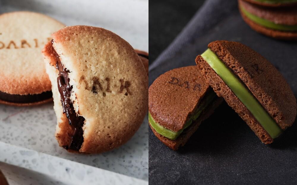 【dari K（ダリケー）】カカオサンドクッキー2種食べ比べセット（ミルク・抹茶）［ 京都 チョコレート カカオを通して世界を変える 人気 おすすめ ギフト プレゼント 贈答 お取り寄せ お菓子 スイーツ ］ 