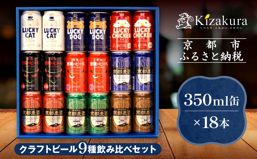 【黄桜】クラフトビール「18缶アソートセット」［ キザクラ カッパ 京都 お酒 麦酒 ビール 缶ビール クラフトビール 地ビール ご当地 人気 びーる さけ beer BBQ 宅飲み 家飲み 晩酌 おすすめ 定番 ギフト プレゼント 贈答 飲み比べ セット ご自宅用 お取り寄せ おいしい ふるさと納税  ］