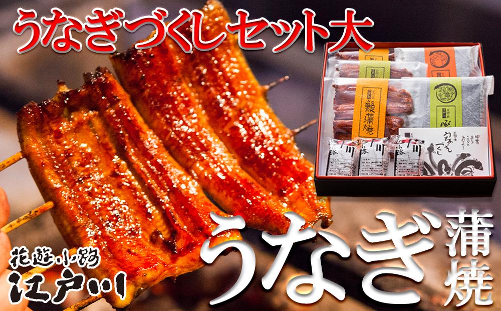 【花遊小路　江戸川】真空鰻・うなぎづくしセット 大