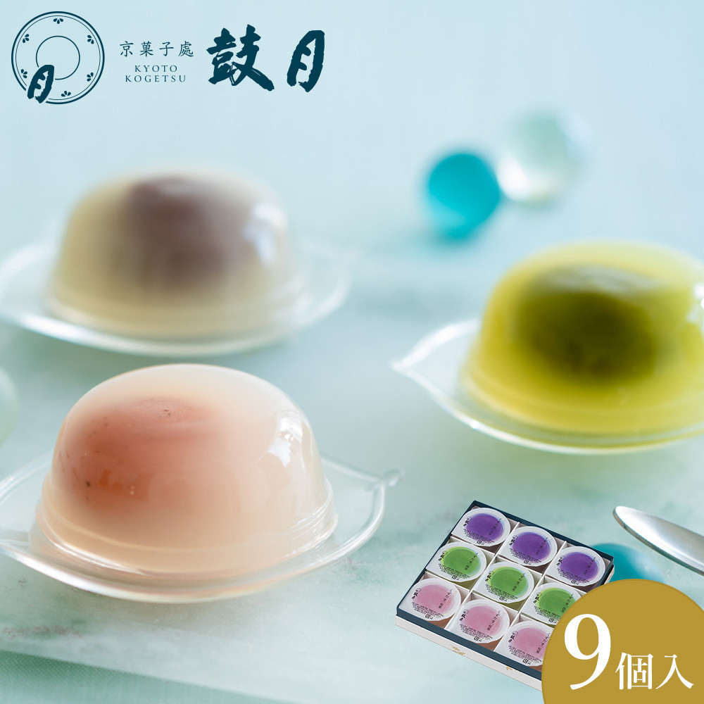 【鼓月】くずたま 9個入［ 京都 老舗 和菓子 葛饅頭 葛 くずもち 京菓子 千寿せんべい 有名店 人気 おすすめ お菓子 スイーツ お取り寄せ 通販 ギフト プレゼント 贈答 お中元 手土産 お土産  通販 送料無料 ふるさと納税 ］