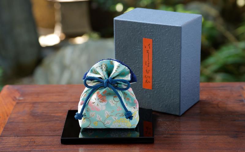 【石黒香舗】匂い袋 部屋用 置き型巾着大 （ミントグリーン）