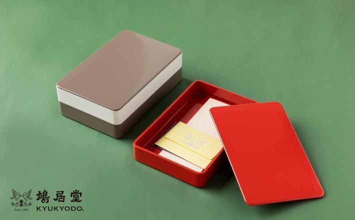 【鳩居堂】MUG 〈文具箱〉【朱】