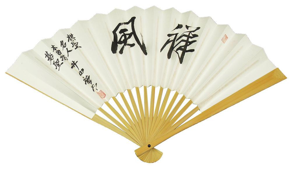 【白竹堂】選べる、（公財）日本棋院所属棋士の直筆サイン 扇子