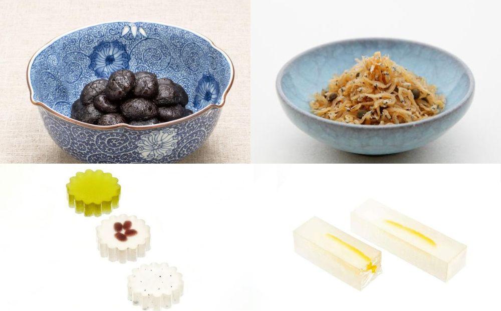 【永楽屋】和 なごみ 6品入（佃煮3種、琥珀糖3種）［ 京都 河原町 老舗  あまから 佃煮 琥珀糖 和菓子 人気 おすすめ ご飯のお供 詰合せ お取り寄せ 通販 送料無料 ふるさと納税 ］