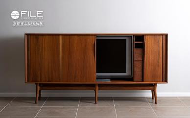 【FILE FURNITURE WORKS】TVキャビネット＜SHUTTER TV CABINET＞［ 京都 家具 インテリア テレビ おしゃれ 人気 おすすめ 国産 職人 一点もの オーダー 東京 田園調布 ショールーム 通販 送料無料 ふるさと納税  ］