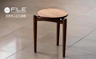 【FILE FURNITURE WORKS】スツール（FH1-F Stool）［ 京都 家具 インテリア 椅子 イス おしゃれ 人気 おすすめ 国産 職人 一点もの オーダー 東京 田園調布 ショールーム 通販 送料無料 ふるさと納税  ］