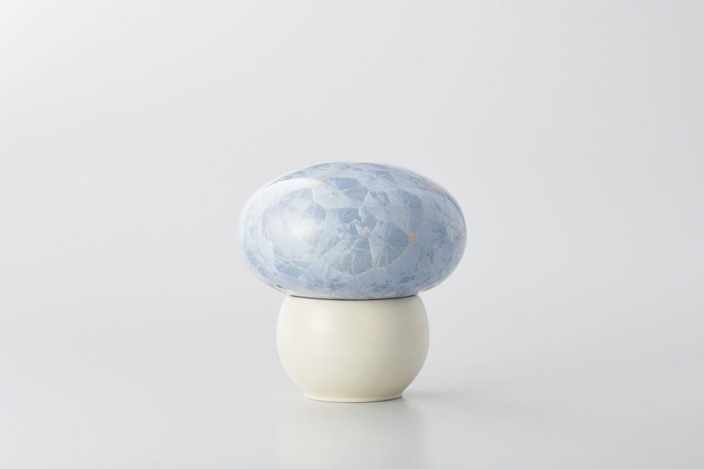 【熊谷聡商店】きの香　～まるまるとしたかわいいキノコ型の香炉～【銀藤】