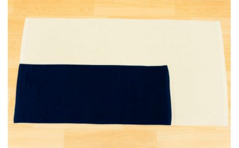 【京都府唯一のタオル製造メーカー直送】 たおる小町 ＜フェイスタオル（ネイビー・グレー） 10枚セット＞ ふるさと納税 たおる小町 タオル シンプル フェイスタオル ネイビー グレー 綿100％ 厚手 便利 家庭用 普段使い 吸水性 肌触り 清潔 乾きやすい 京都府 福知山市 FCH008