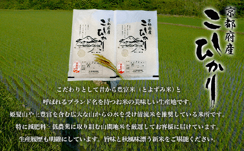 【令和6年産新米 先行予約受付】【定期便3カ月】京都府福知山産 ＜姫髪の里コシヒカリ 5kg×2＞ ふるさと納税 定期便 米 こめ 白米 お米 ご飯 ごはん コシヒカリ こしひかり 京都府 福知山市 FCAQ006