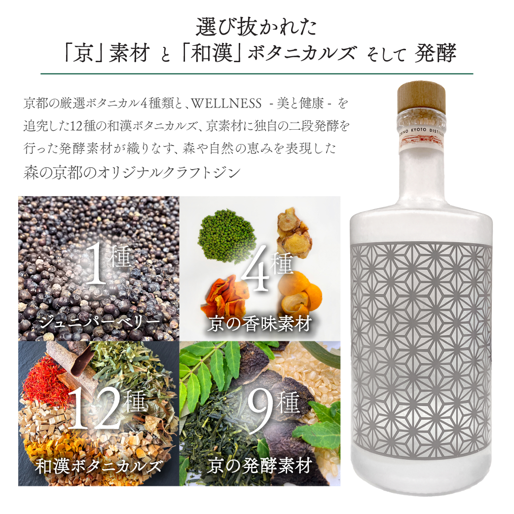 森の京都蒸溜所　クラフトジン　定期1年コース　京和漢 DRY GIN FOREST OF KYOTO　【700ml】6本セット / 酒 洋酒 ジン クラフトジン 定期便 2か月毎 6回 和漢植物 ハーブ 香り 爽やか 味わい 芳醇 甘美 ジントニック ジンソーダ 癒し 贅沢 リラックス 健康 安らぎ 京都府 福知山市 FCDR014