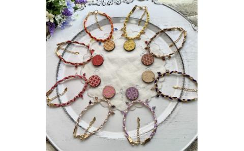 和柄のお守りブレスレット(17種類のうちいずれか1種) FCG066