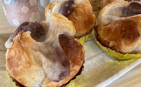 ＜菓樹工房きぬがわの焼きたてもちぱい20個＞ ふるさと納税 もちぱい パン パイ パイ包み お餅 餅 あんこ 餡 個包装 お菓子 おやつ デザート スイーツ 冷凍 京都府 福知山市 FCBO003