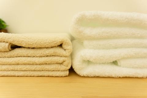 【京都府唯一のタオル製造メーカー直送】 たおる小町 ＜自然派バスタオル 2枚セット＞ ふるさと納税 たおる小町  バスタオル シンプル 綿100％ 便利 家庭用 普段使い 新生活 吸水性 肌触り 清潔 乾きやすい 京都府 福知山市 FCH005