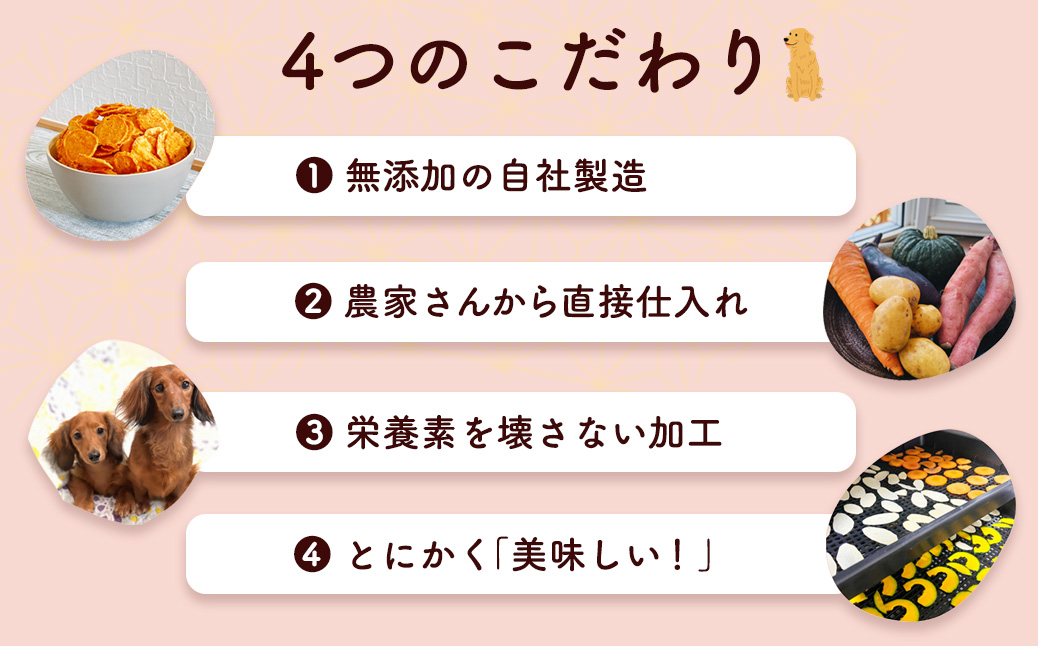 【小分け】かぼちゃチキン(犬用おやつ) 210g[15g×14袋] FCBK056