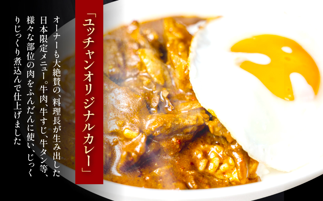 ユッチャンオリジナルカレー（1人前）×3セット　FCEO005