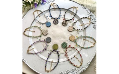 和柄のお守りブレスレット(17種類のうちいずれか1種) FCG066