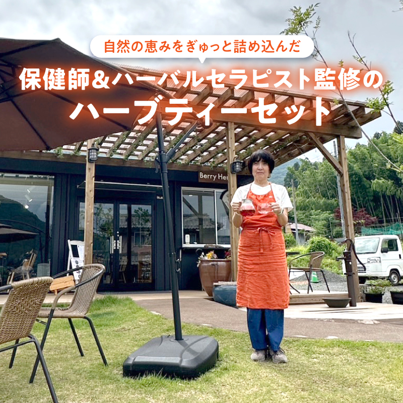 保健師×ハーバルセラピスト監修 ハーブティー 4種類セット | ハーブ園 ハーブ ハーブティ 効果 オリジナルブレンド 茶葉 リーフ お茶 ティー