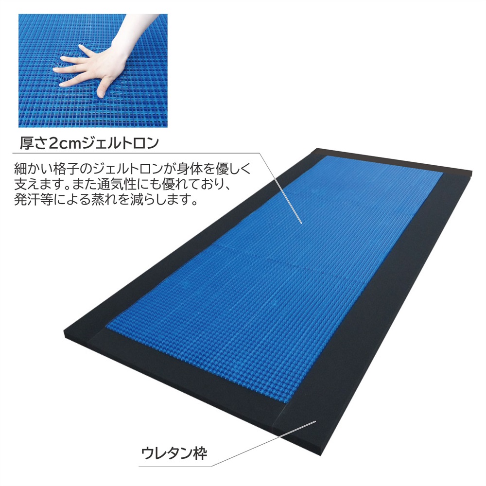 寝具 雑貨 マットレス 日本製 高通気 敷パッド 寝返り 背中 腰 ジェル 睡眠 快眠 ストレス 介護 床ずれ 床擦れ 京都