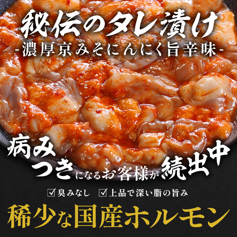 【訳あり】 霜降り 極みトロホルモン 500g 京味噌にんにく旨辛味 秘伝のタレ付き 簡易包装 | 訳あり 訳アリ 国産 極トロホルモン 霜降り 京味噌にんにく ホルモン 冷凍 真空パック 家庭用 ホルモンうどん　八島丹山 京都 舞鶴