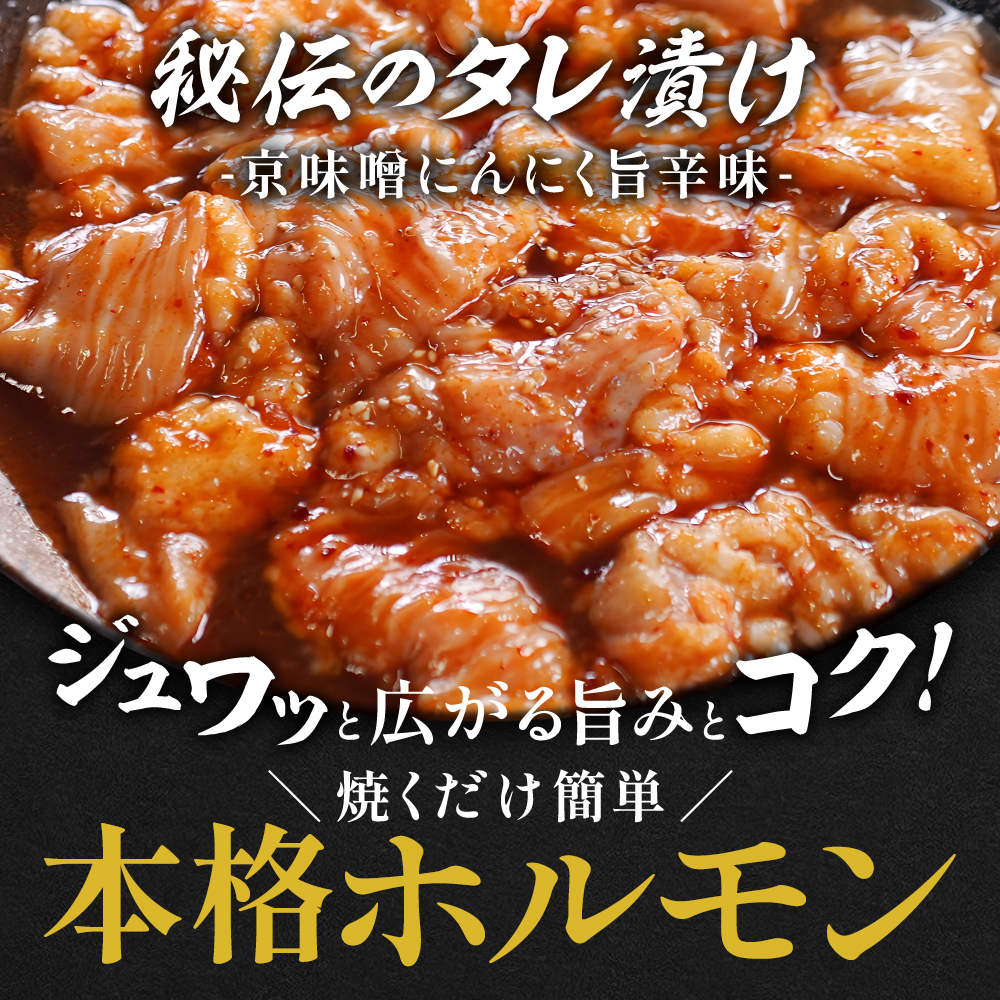 【訳あり】 極上 霜降り 上トロホルモン 500g 京味噌にんにく旨辛味 秘伝のタレ付き 簡易包装 | 訳あり 訳アリ 国産 上トロホルモン 霜降り 京味噌にんにく ホルモン 冷凍 真空パック 家庭用 ホルモンうどん　八島丹山 京都 舞鶴