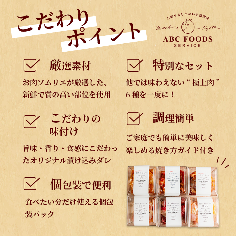 【お肉ソムリエ厳選】 肉アソートBOX 6種詰め合わせ | 焼肉 お肉セット アソートBOX 冷凍おかず 簡単調理 肉ギフト 焼肉セット 時短メニュー おつまみ 詰め合わせ 味付け肉 焼き肉 BBQ 贈答 贈り物 プレゼント 熨斗