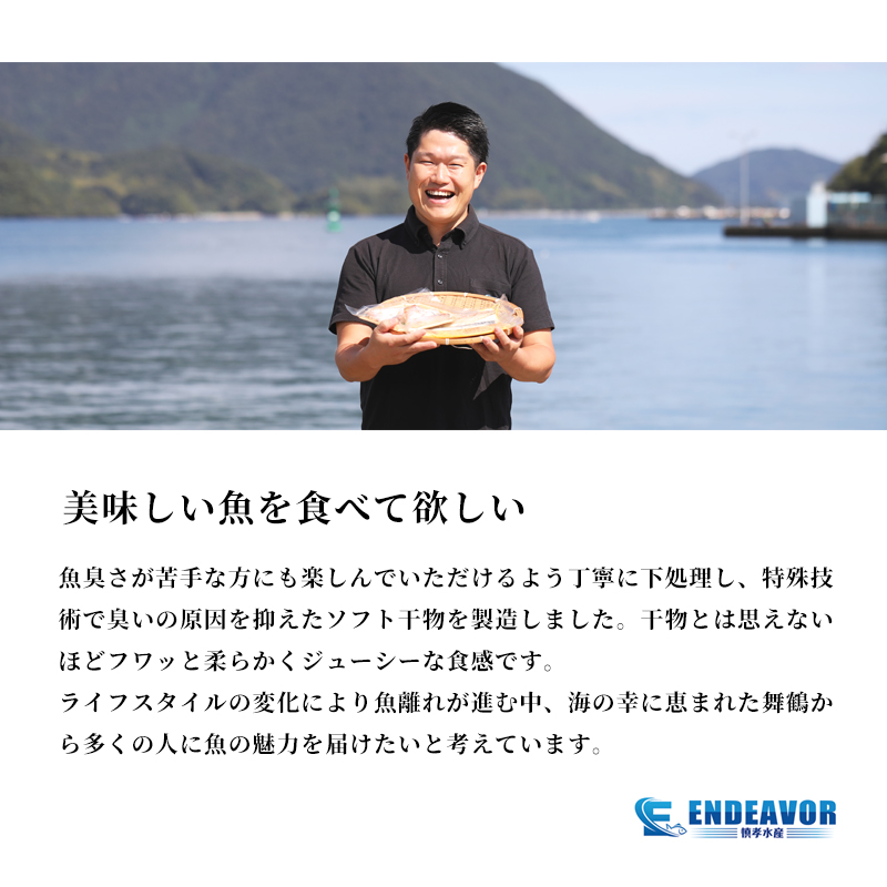 ふっくら柔らかソフト干物セット 20枚 | 骨取り 無添加 西京漬 舞鶴加工 真空冷凍 【ENDEAVOR謹製】