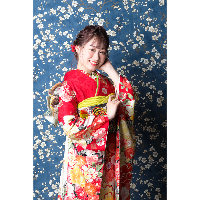 振袖撮影プラン 撮影衣装・写真撮影・六つ切り台紙・ヘアメイク・着付け