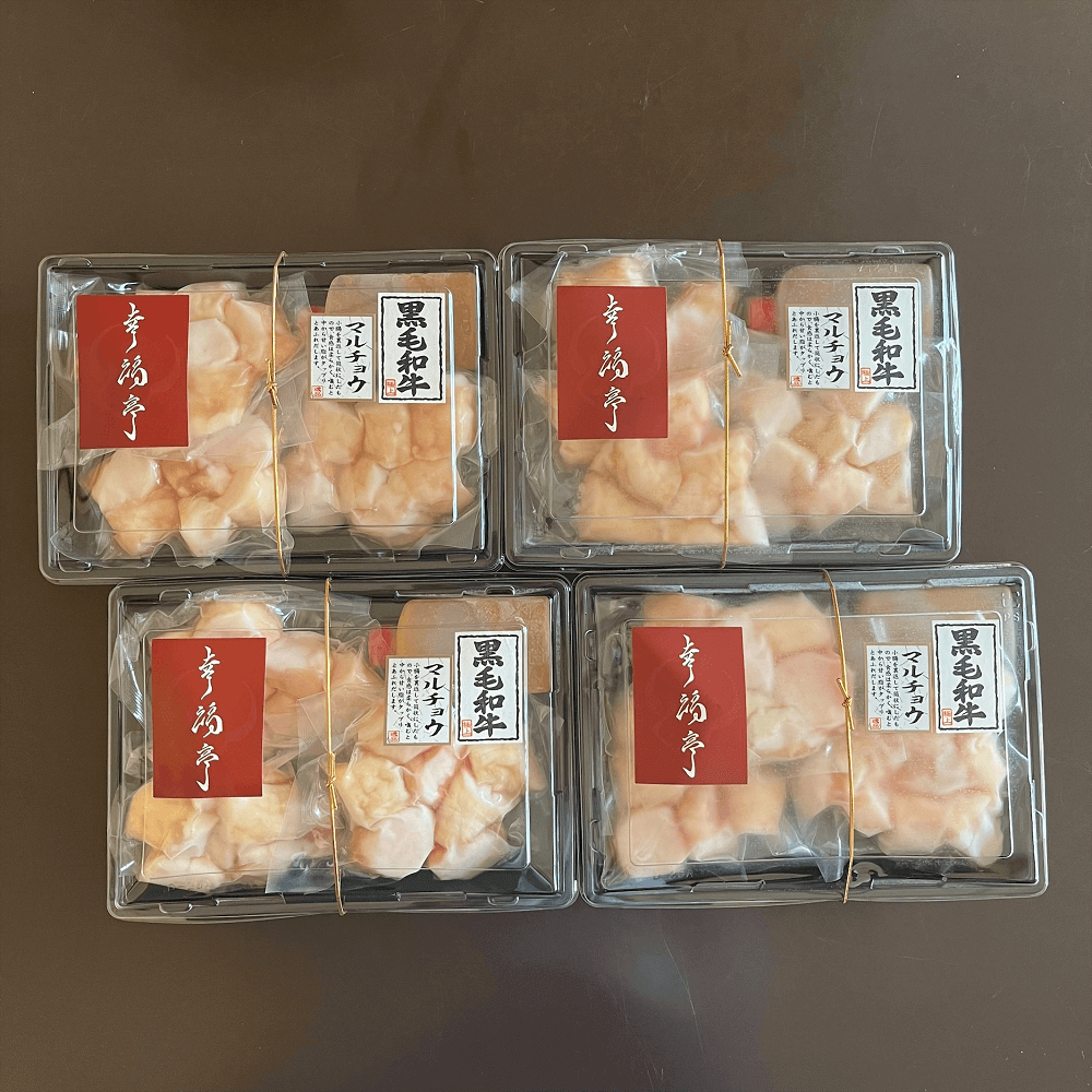 国産 黒毛和牛 ホルモン 西京味噌焼き 1.2kg (100g×12) 国産牛 和牛 丸腸 マルチョウ 焼肉 焼き肉 牛 西京焼き 味噌 味付 小分け 冷凍 熨斗 贈答 熨斗 御歳暮 お歳暮 ギフト 京都 舞鶴 幸福亭