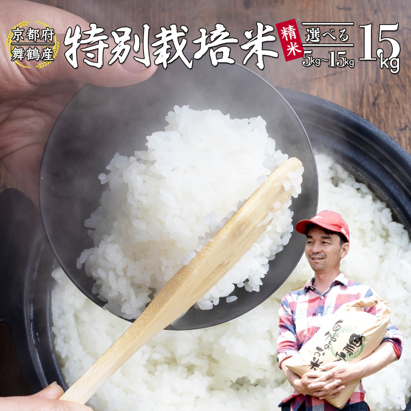 【令和7年度産 新米 先行予約】 棚田米 白米 15kg コシヒカリ 特別栽培米 7割削減 新米 精米 京都産 農家直送 白米 お米 ごはん こしひかり 京都 舞鶴