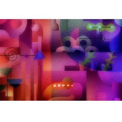 ＼京都・綾部の癒やし系作家/【絵画】　パン屋の思惑 　額装サイズ526mmx412mm