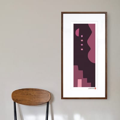 ＼注目の和紙アート/ 【絵画】やさしい記憶3　額装サイズ300mmx600mm　阿波紙