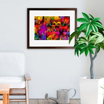 ＼京都・綾部の癒やし系作家/【絵画】　bakery　　額装サイズ526mmx412mm