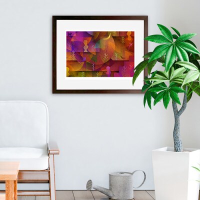 ＼京都・綾部の癒やし系作家/【絵画】　季節の中で　　額装サイズ526mmx412mm