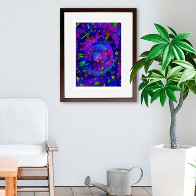 ＼京都・綾部の癒やし系作家/【絵画】　記憶の階層　　額装サイズ526mmx412mm