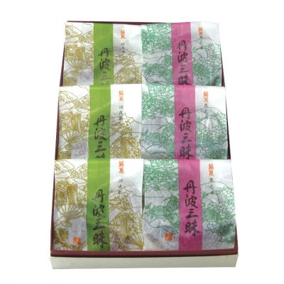 【京都 綾部】丹波三昧　6袋入(渋皮栗3袋、黒大豆3袋)