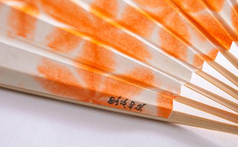 黒谷扇子「雪花絞り」女性用