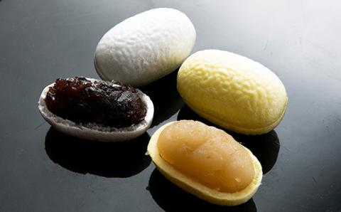 【京都 綾部】繭もなか 10袋入  柚子あん 小豆あん