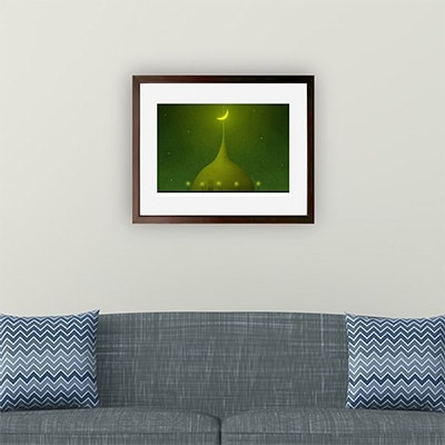 ＼京都・綾部の癒やし系作家/【絵画】特別な夜　額装サイズ526mmx412mm